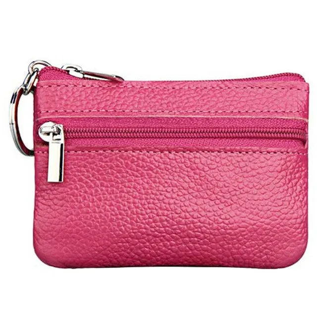 2017 PU Leather Coin Purses Women's Small Change Money Bags Pocket Wallets Key Holder Case Mini Pouch Zipper Popular