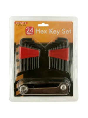 24-Piece Hex Key Set (Available in a pack of 6)