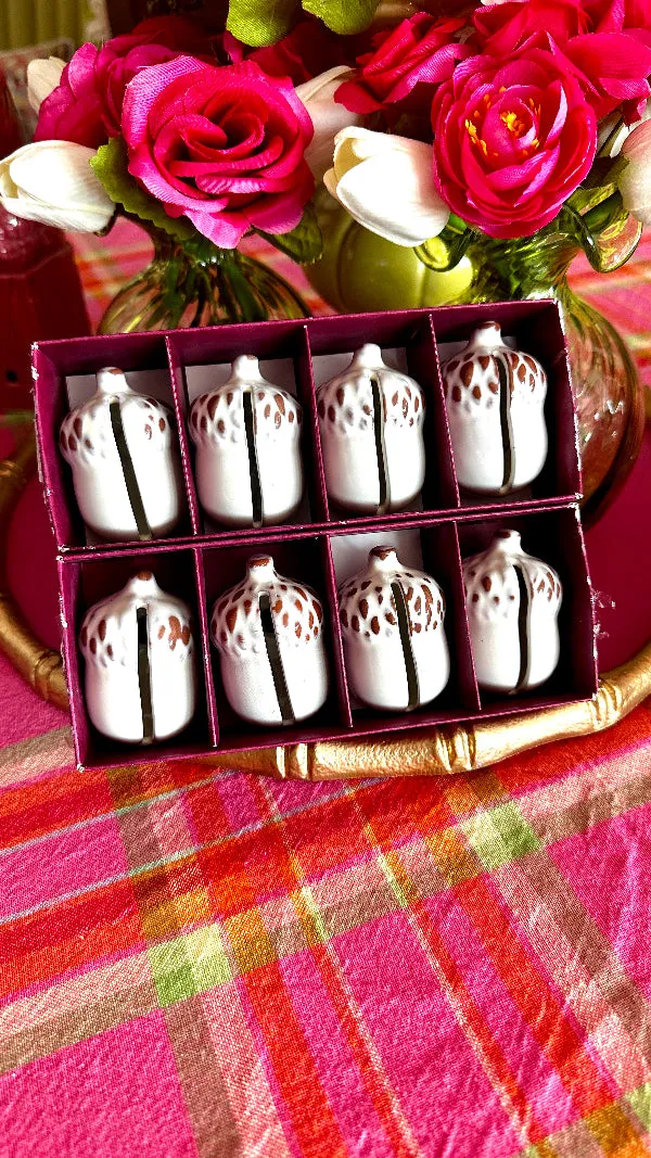 Acorn Place Card Holders - set of 8