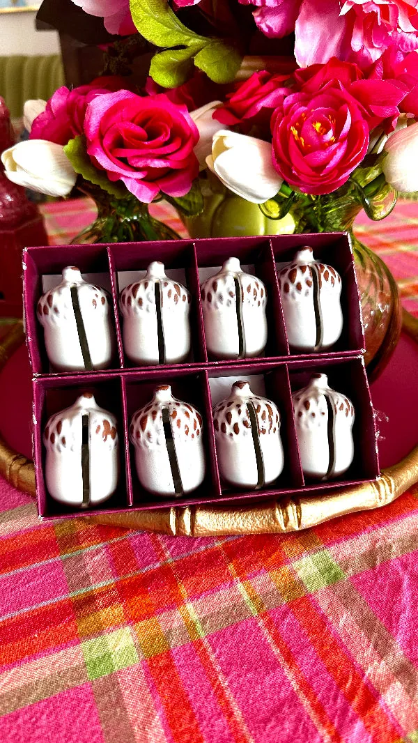 Acorn Place Card Holders - set of 8