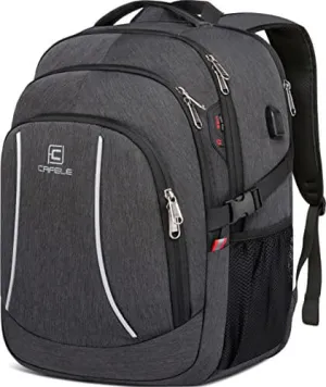 All-in-One 17.3" Travel Backpack with USB & RFID Protection