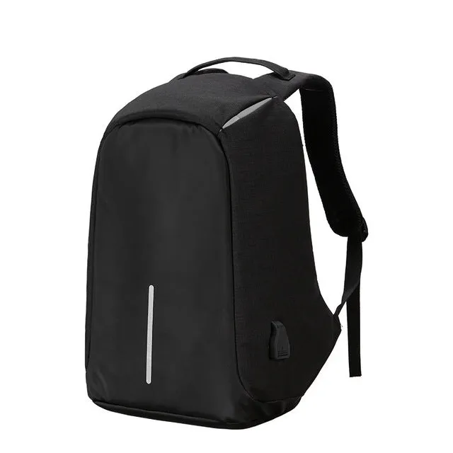 Anti theft usb charging travel backpacks