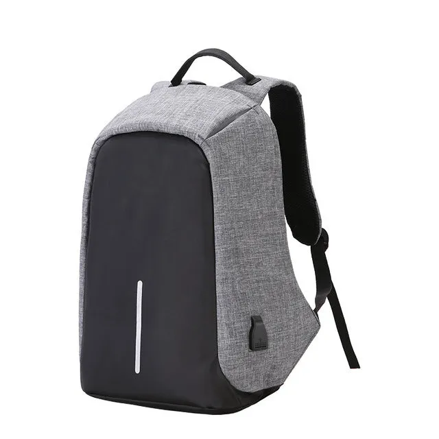 Anti theft usb charging travel backpacks