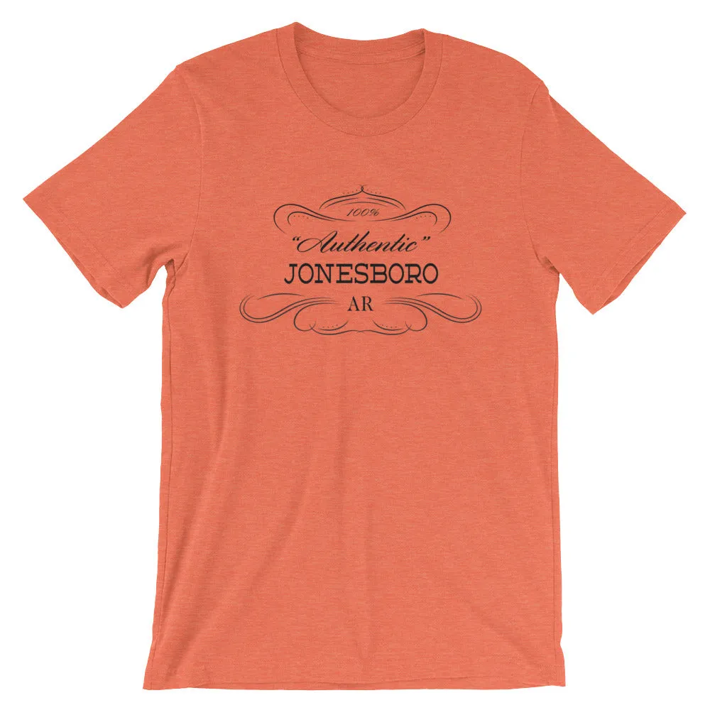 Arkansas - Jonesboro AR - Short-Sleeve Unisex T-Shirt - "Authentic"