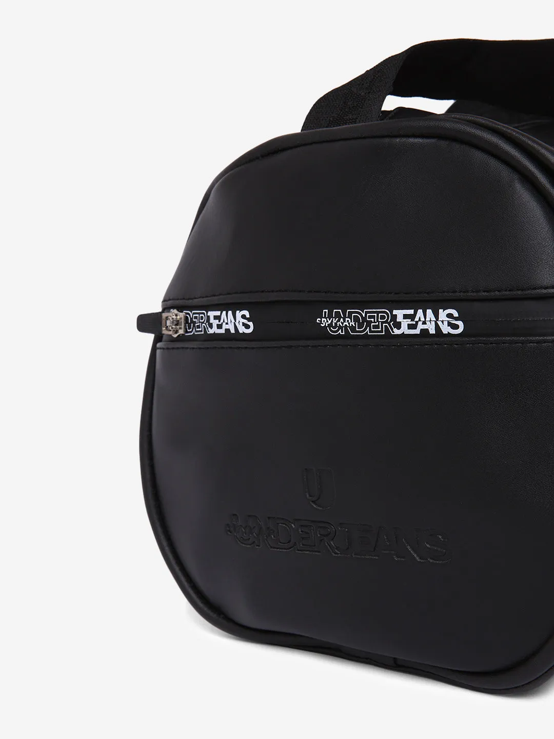 Black Duffle - Gym Bag- Underjeans By Spykar