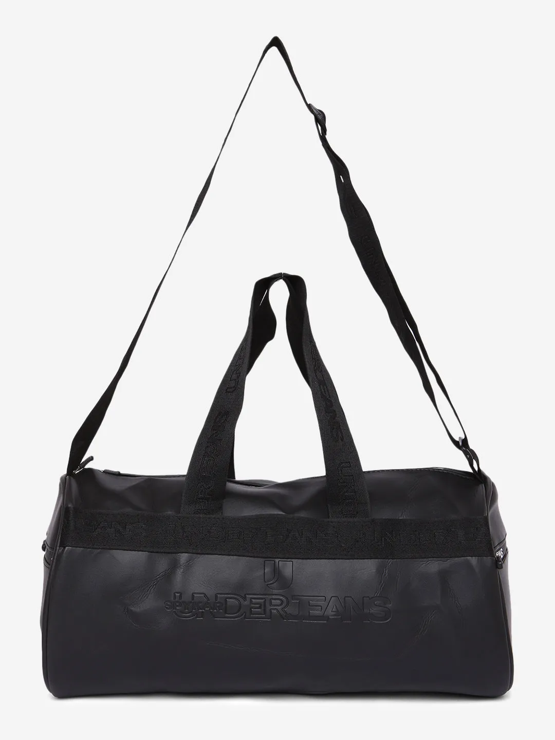 Black Duffle - Gym Bag- Underjeans By Spykar