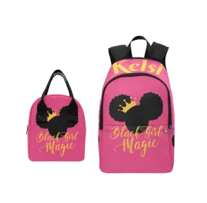 Black Girl Magic Backpack and Lunch Box Set