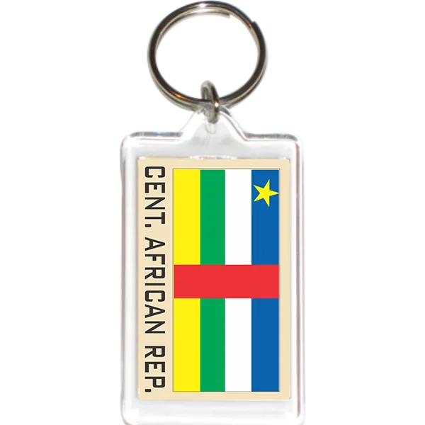 Central African Republic Acrylic Key Holders