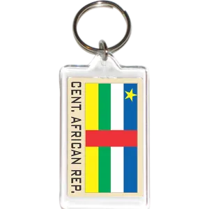 Central African Republic Acrylic Key Holders