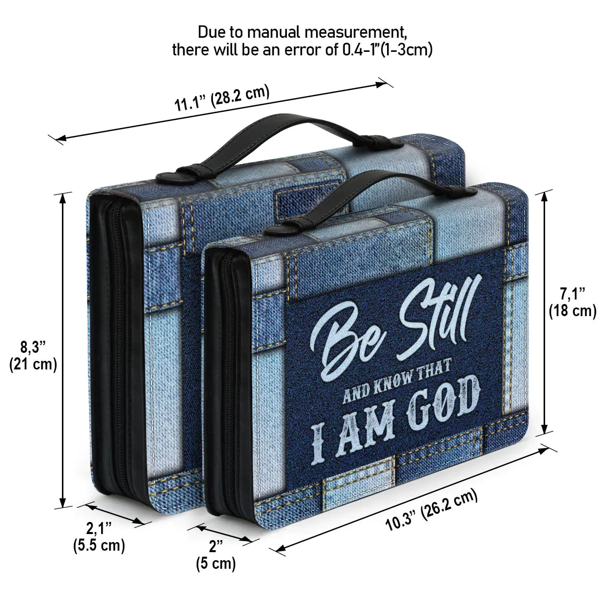 Christianart Bible Cover - Be Still And Know That I Am God - Personalized Gifts for Pastor - Gifts For Women - Gifts For Men - CABBBCV11060324.