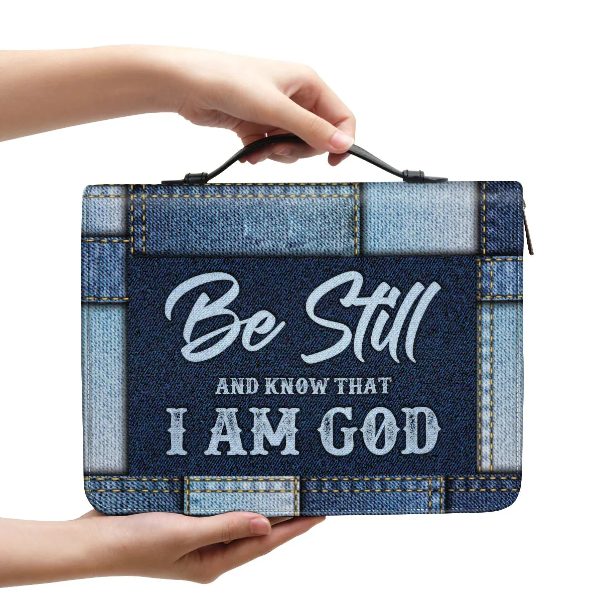 Christianart Bible Cover - Be Still And Know That I Am God - Personalized Gifts for Pastor - Gifts For Women - Gifts For Men - CABBBCV11060324.