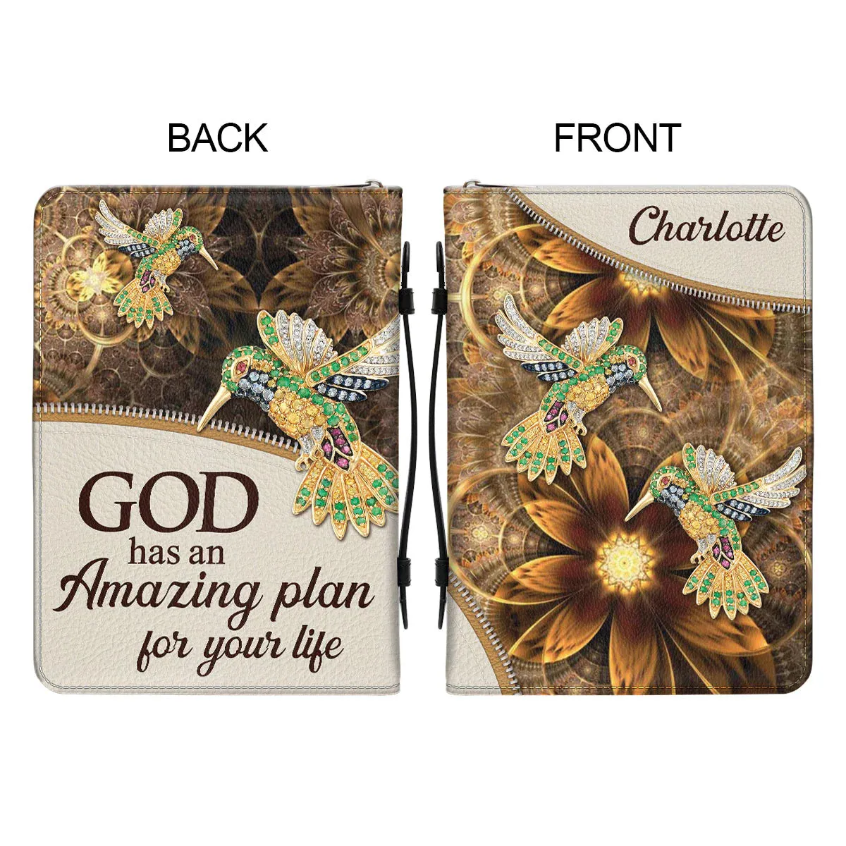 Christianart Bible Cover - GOD Has An Amazing Plan For Your Life - Personalized Gifts for Pastor - Gifts For Women - CABBBCV03060324.