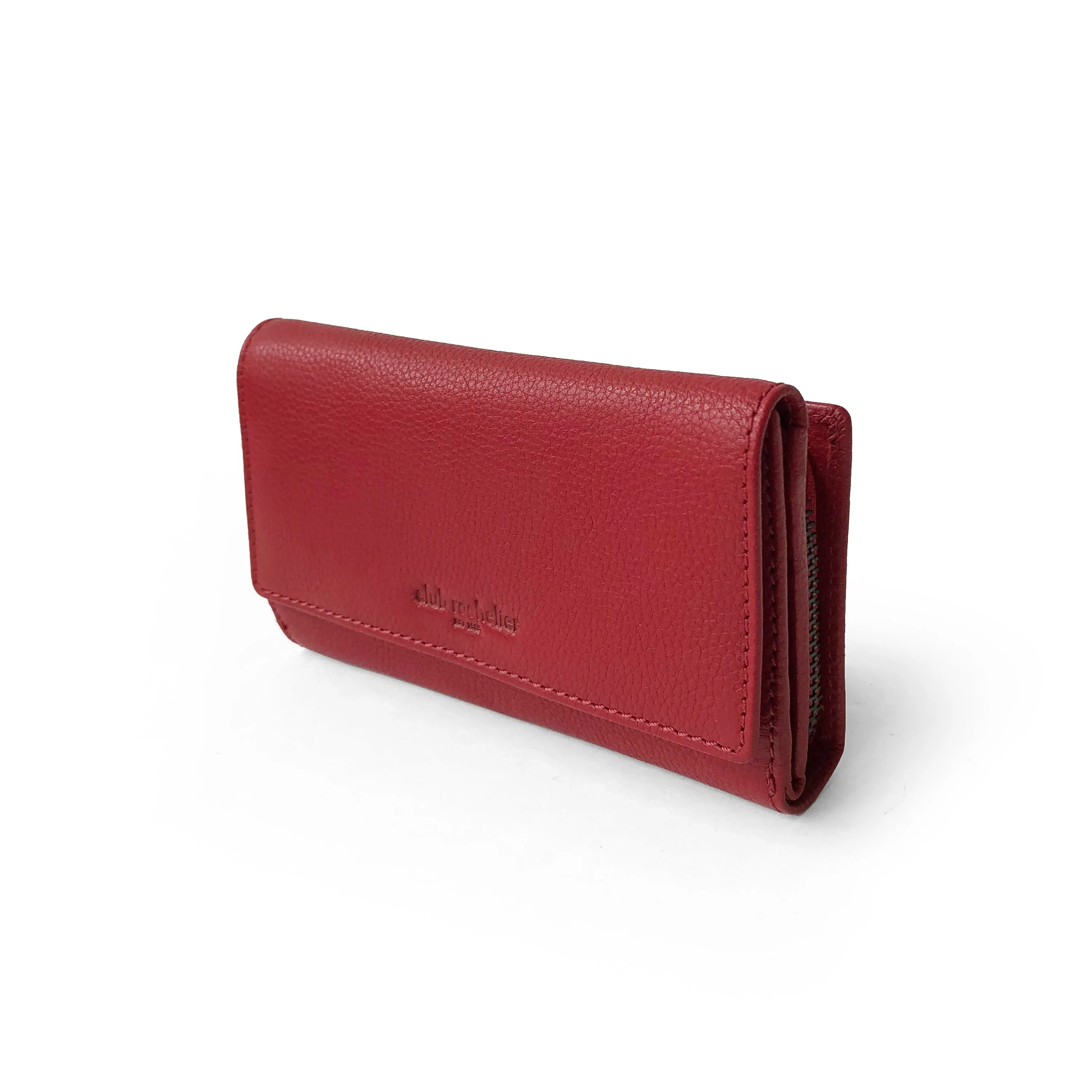 Club Rochelier Ladies Medium Full Leather Clutch Wallet