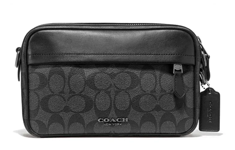 Coach Graham 24 Messenger Bag, Black/Grey