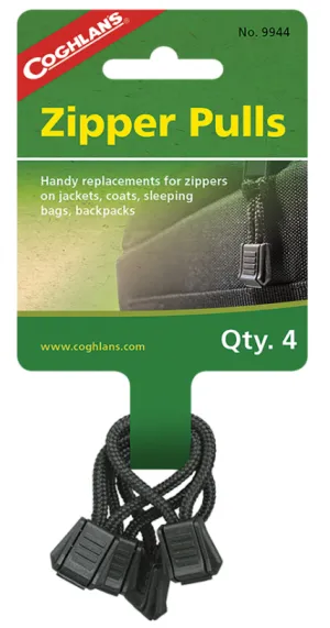 Coghlans Zipper Pulls 4 pack (9944)