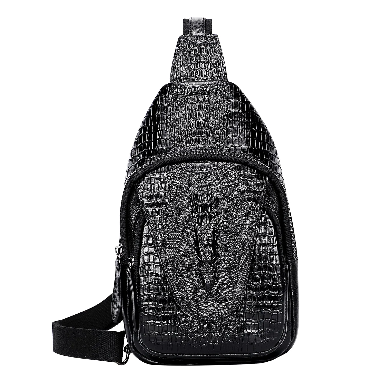 Crocodile Sling Bag Men