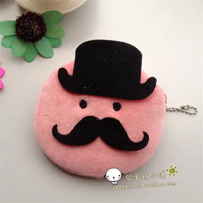 Cute Mini Change Coin Purses for Kids Smile Face Bag Women Plush Purse Lady fashion Children Wallets Pouch Girls Handbag Bolsa