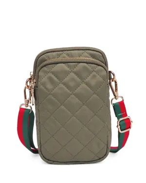 Divide and strengthen; Conquer Sol & Selene Quilted Crossbody Bag, Green