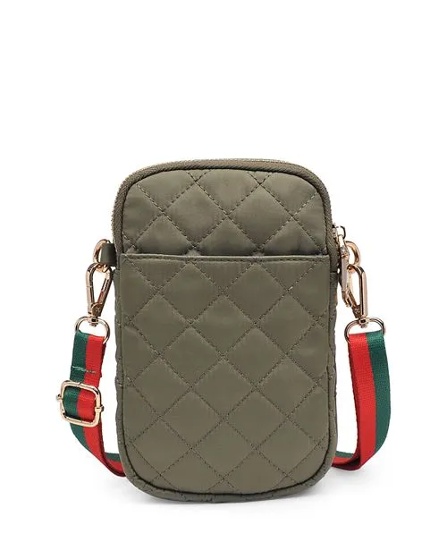 Divide and strengthen; Conquer Sol & Selene Quilted Crossbody Bag, Green