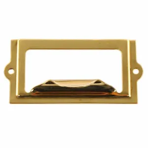 Economical Brass Label Holders