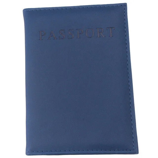 Fashion Faux Leather Travel Passport Holder Cover ID Card Bag Passport Wallet Protective Sleeve Storage Bag RD838528