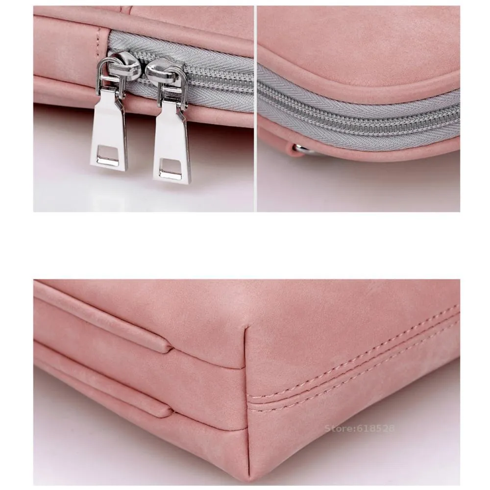 Fashion Waterproof Scratch-resistant Laptop Briefcase 13 14 15 inch Notebook Shoulder Bag Carry Case For women and men