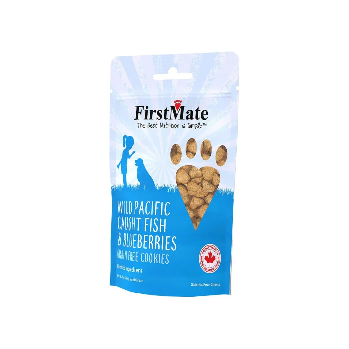 FirstMate Limited Ingredient Grain-Free Cookies Treats for Dogs