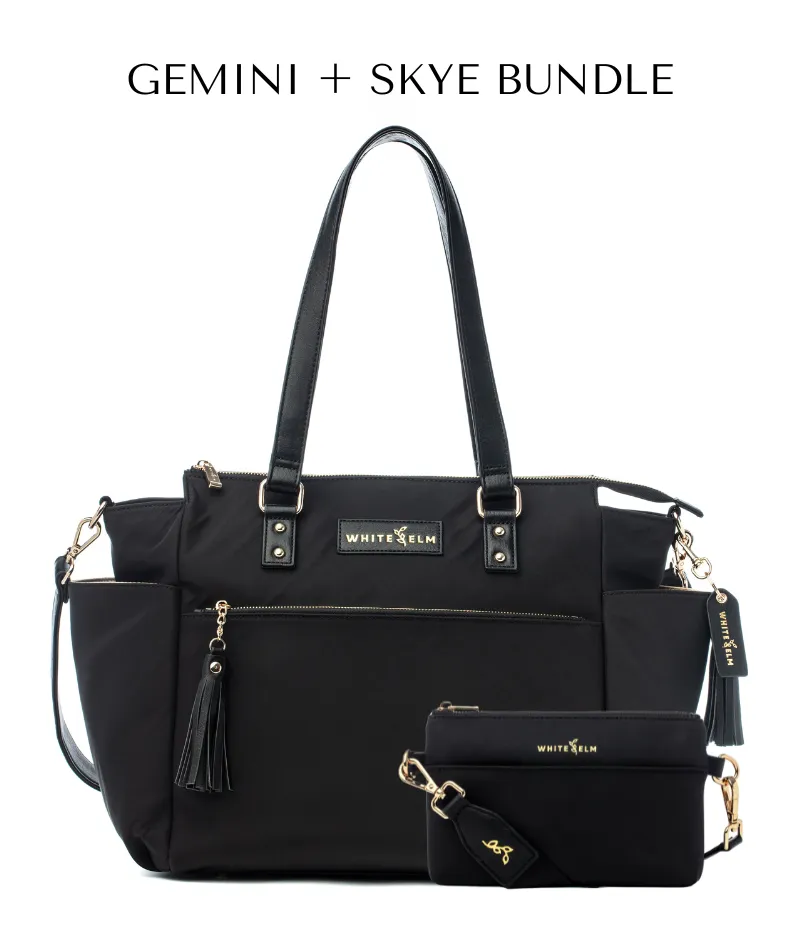 Gemini Convertible Backpack - Black Nylon