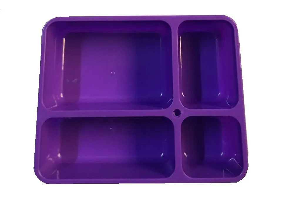 Go Green Medium  Lunch Box - Purple