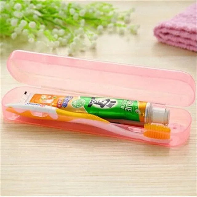 Good Useful Travel Portable Toothbrush Toothpaste Storage Box Cover Protect Case