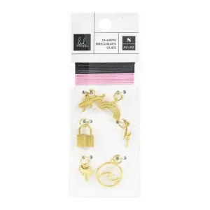 Heidi Swapp Metal Charms 8 Pack - Old School*