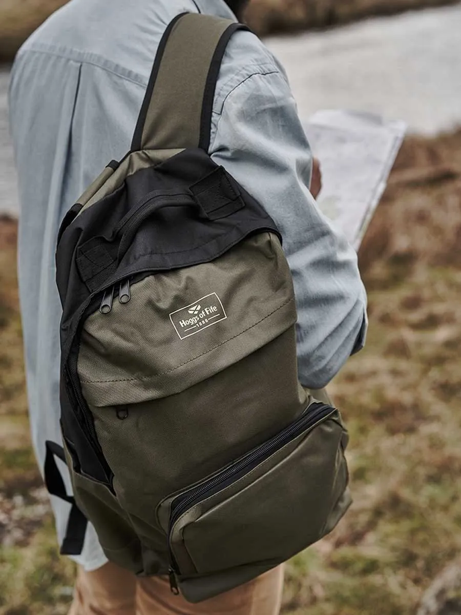 HOGGS OF FIFE Field & Trek Backpack - Green/Black