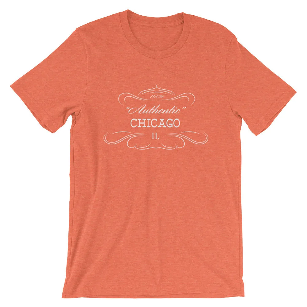 Illinois - Chicago IL - Short-Sleeve Unisex T-Shirt - "Authentic"