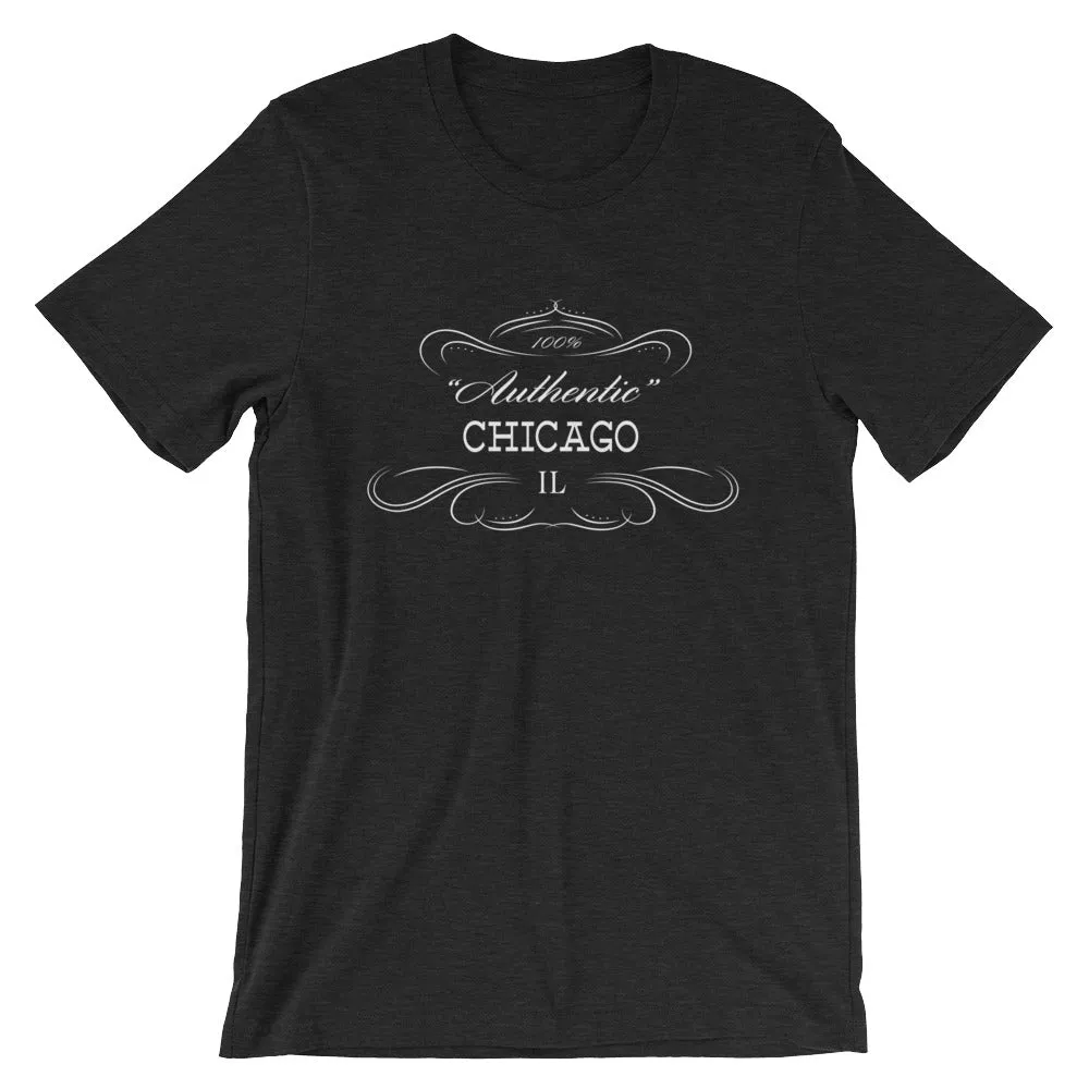 Illinois - Chicago IL - Short-Sleeve Unisex T-Shirt - "Authentic"