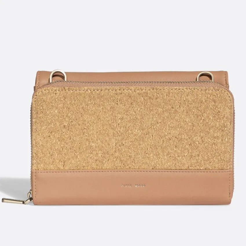 Jane 2-in-1 Wallet Purse - Apricot /  Cork