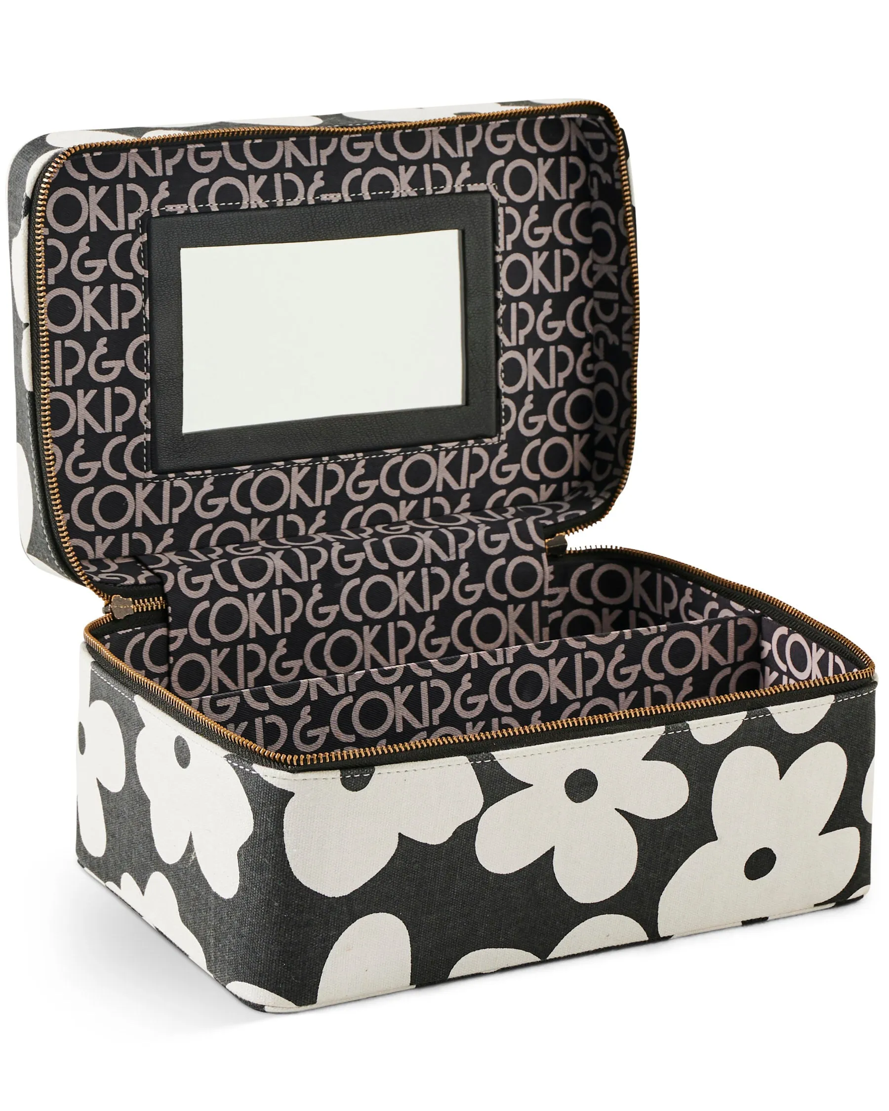 Kip & Co Flower Face Toiletry Case