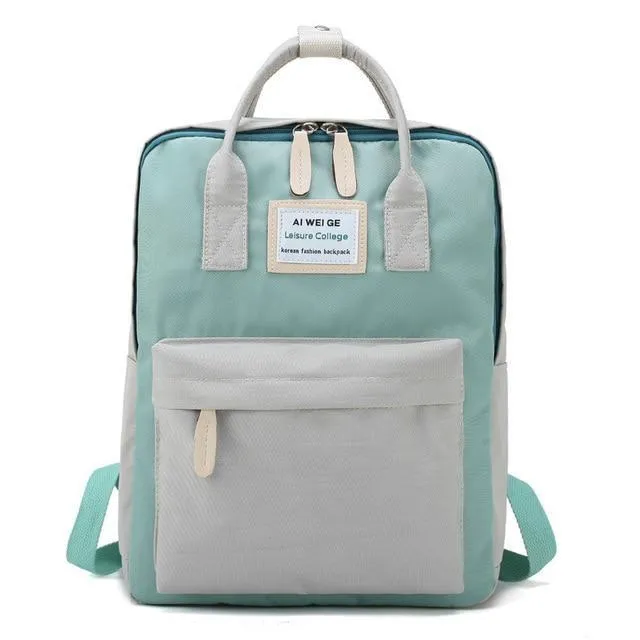 Korean Style Waterproof Laptop Backpack