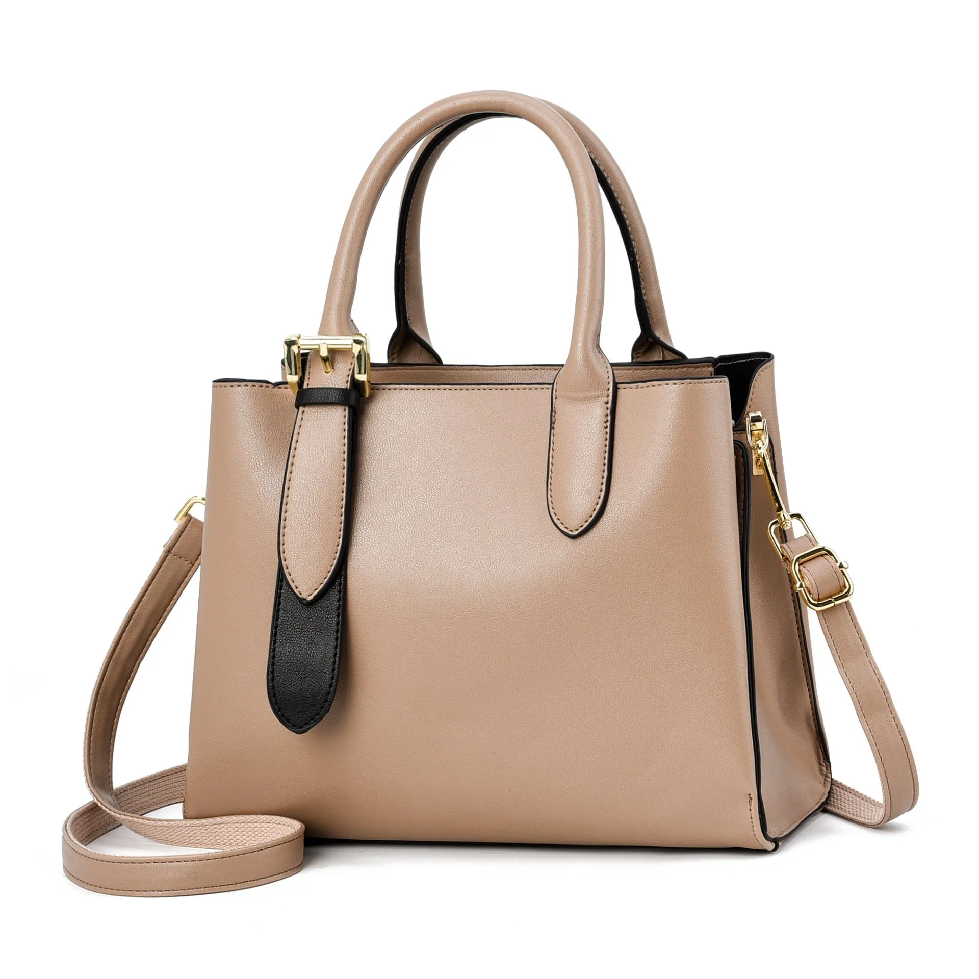 Ladies Bags Fashion New Large-capacity Urban Simple Handbag Pure Color Shoulder Bag Manufacturers