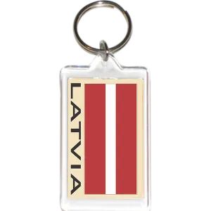 Latvia Acrylic Key Holders