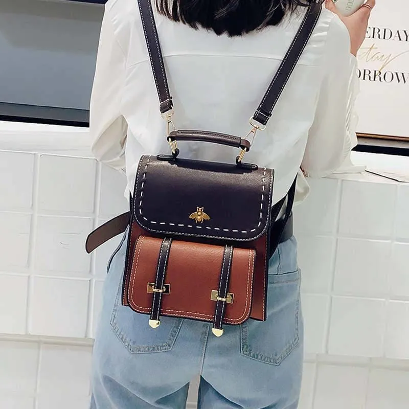 Leather Women Backpack