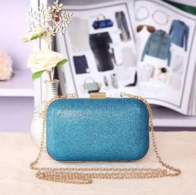 Luxury Glitter Women Wedding Bride Shoulder Bags Gold Evening Bags Party Day Clutches Purses Wallet Sequins Chain Handbags Li693