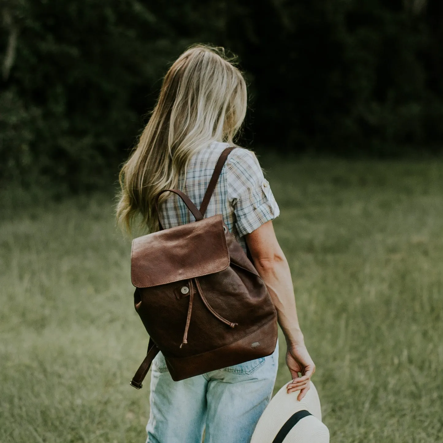 Madison Leather Backpack | Dark Hazelnut