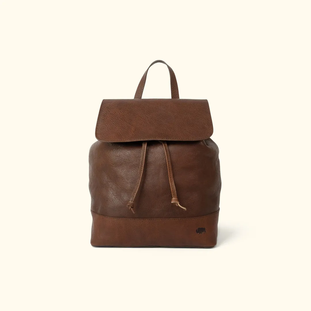 Madison Leather Backpack | Dark Hazelnut