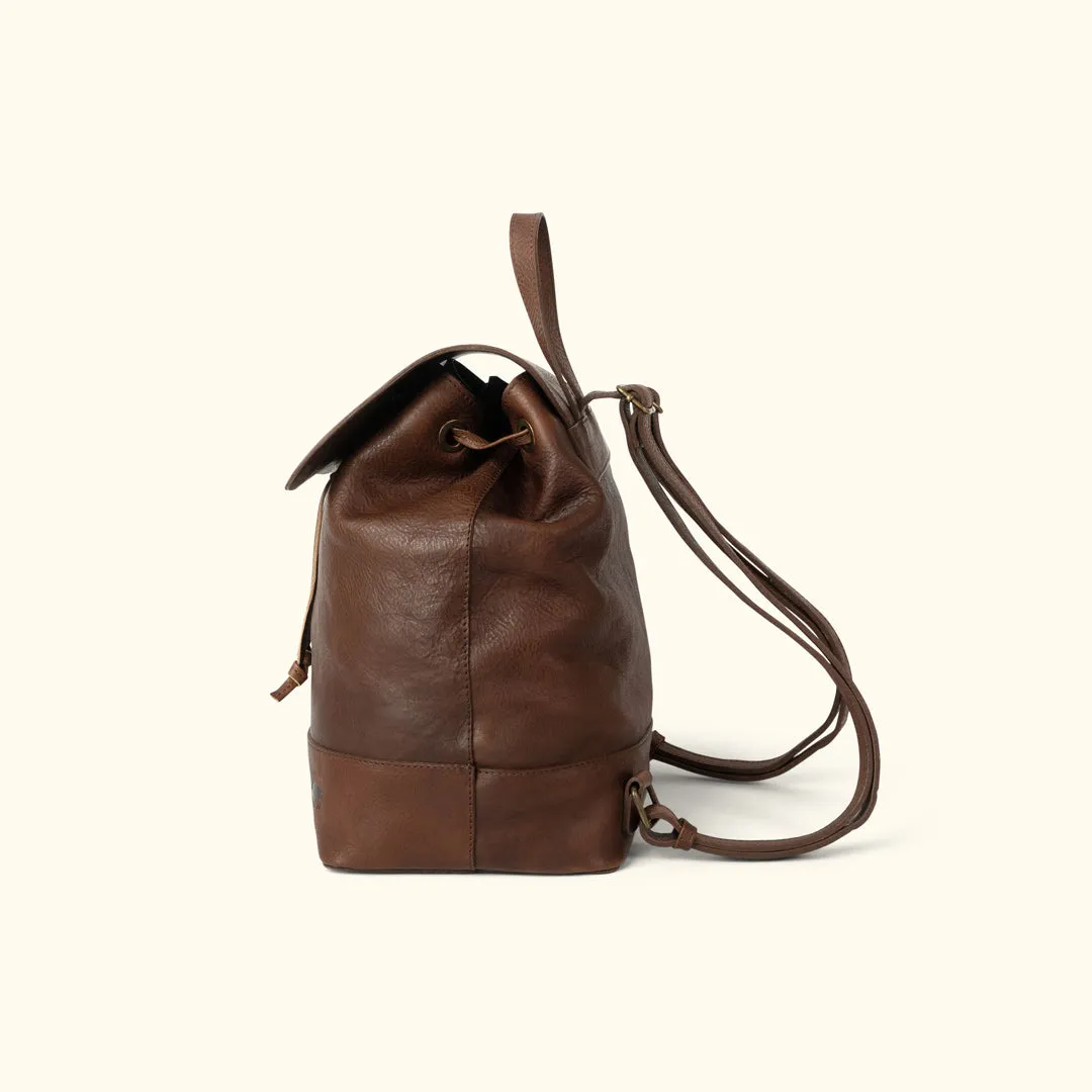 Madison Leather Backpack | Dark Hazelnut