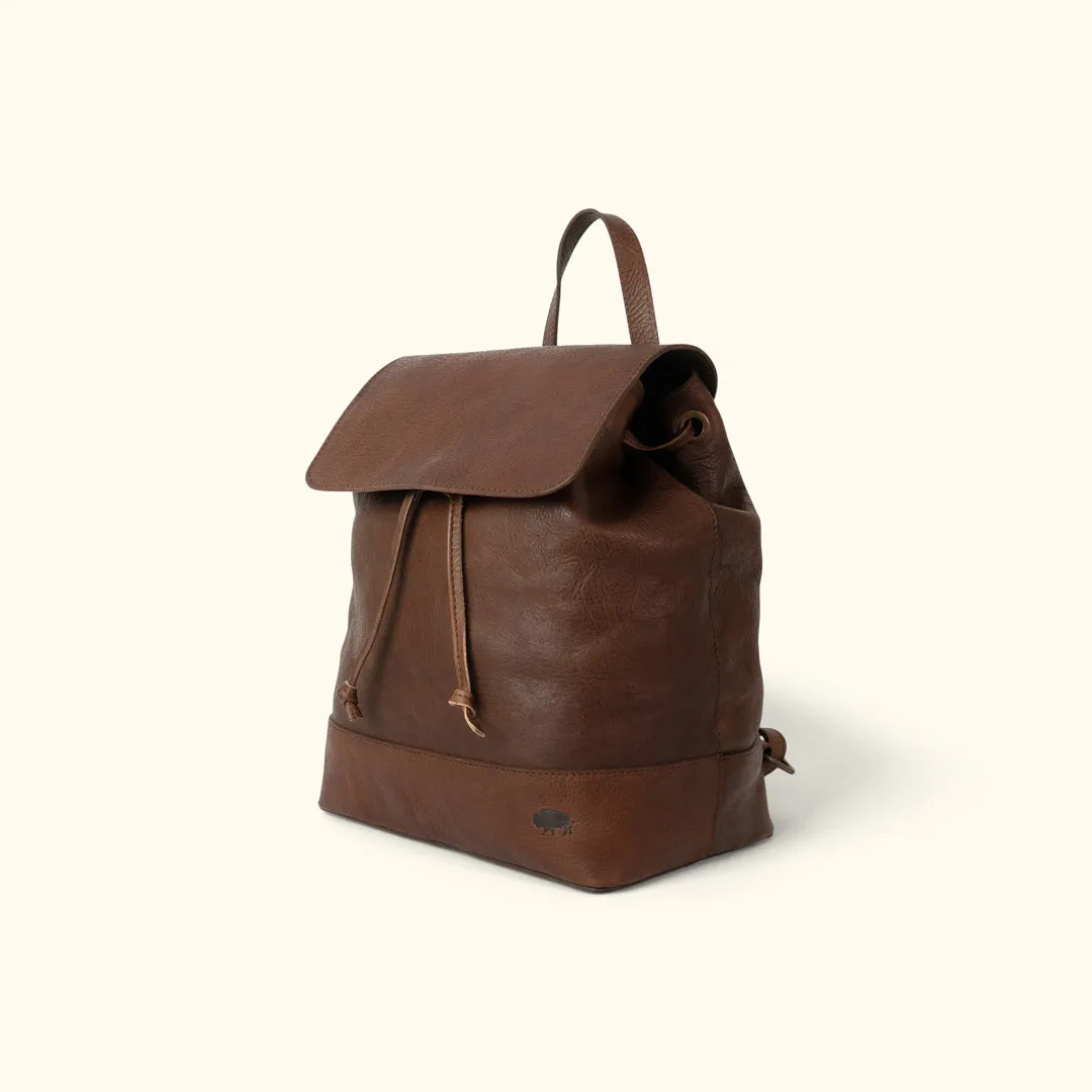 Madison Leather Backpack | Dark Hazelnut