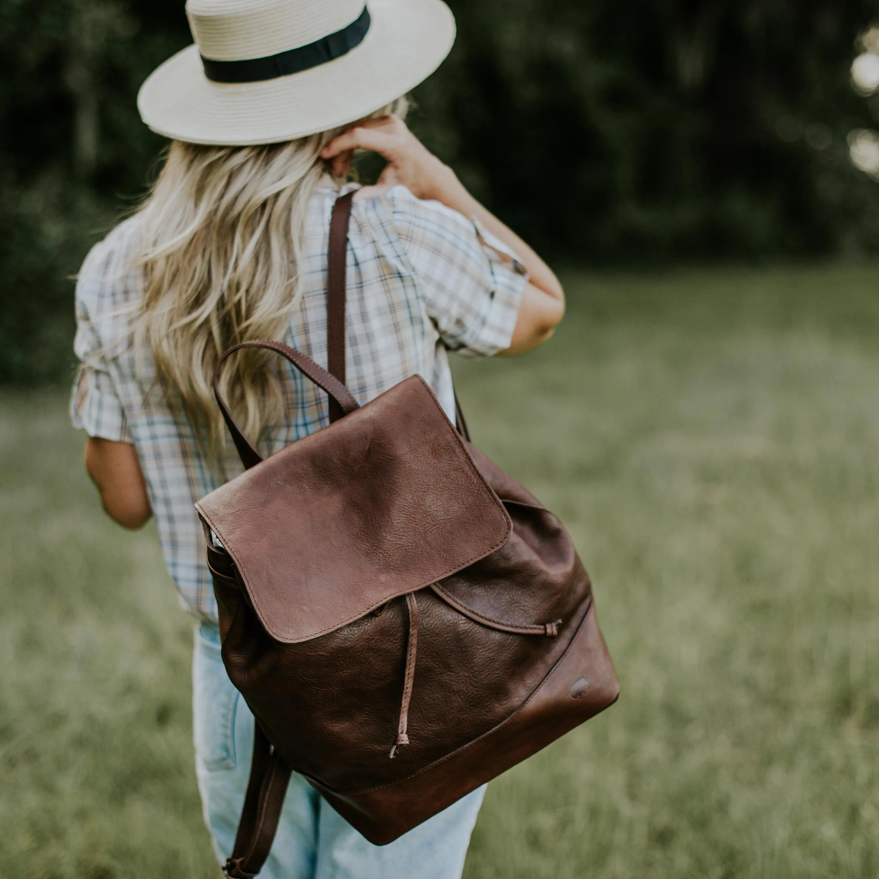 Madison Leather Backpack | Dark Hazelnut