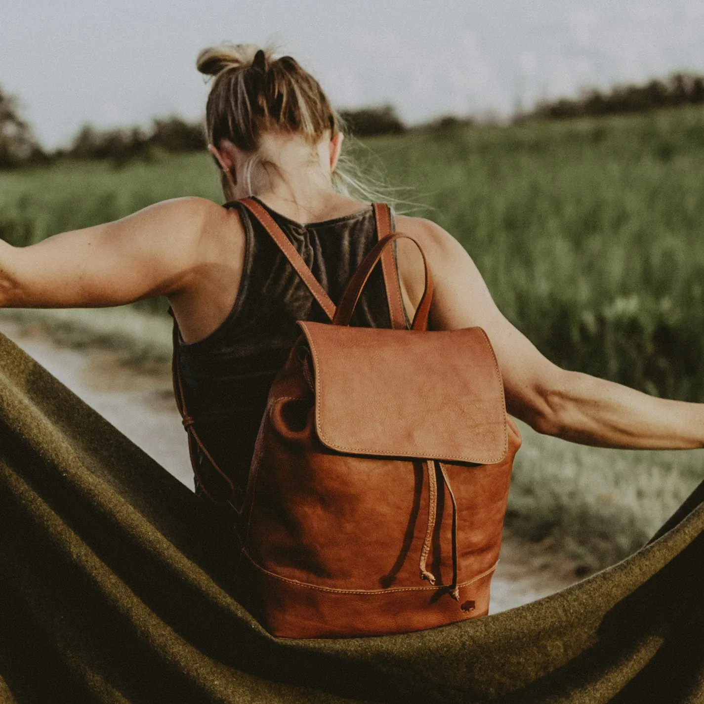 Madison Leather Backpack | Saddle Tan