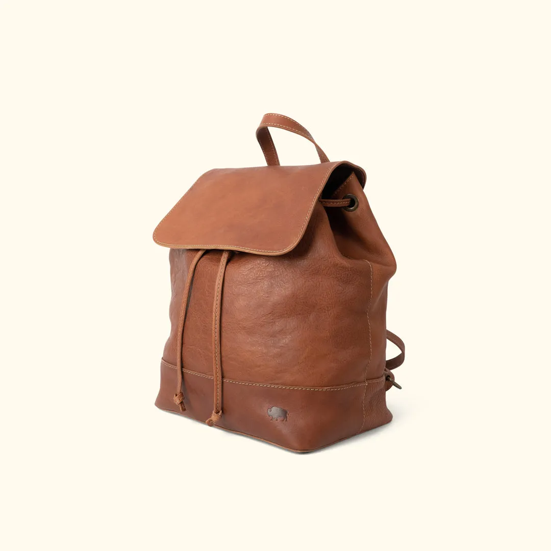 Madison Leather Backpack | Saddle Tan