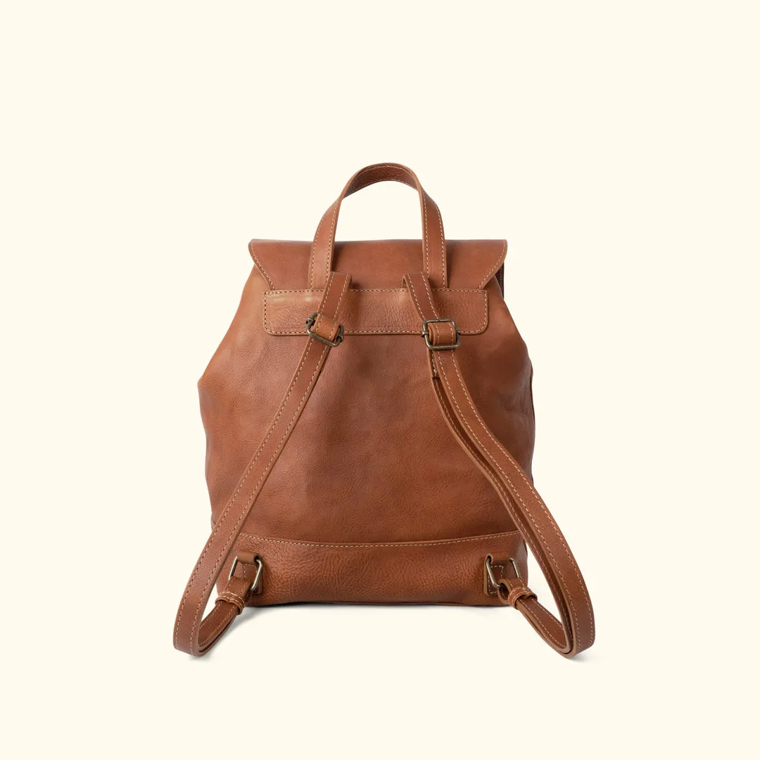 Madison Leather Backpack | Saddle Tan