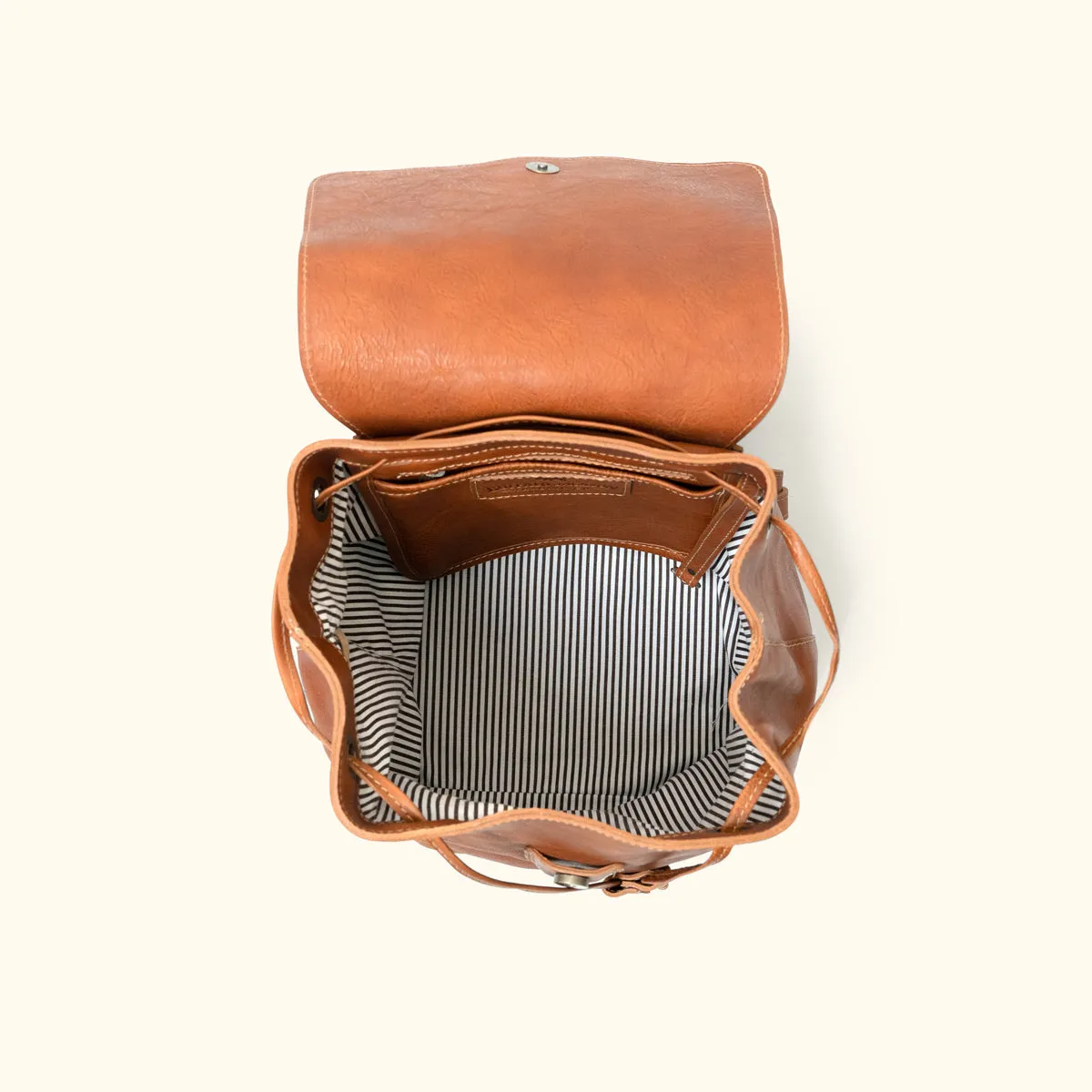 Madison Leather Backpack | Saddle Tan